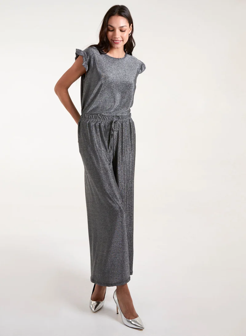 بلو فانيلا Metallic Trousers